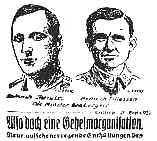 Die Erzbergermrder Heinrich Schulz und Heinrich Tillessen